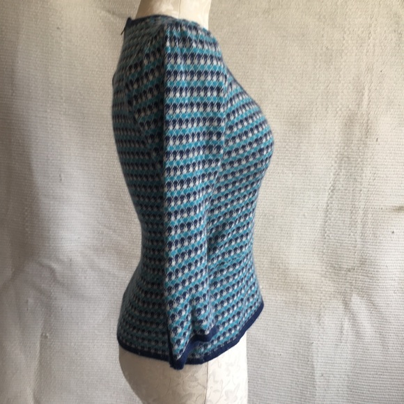 Marc Jacobs Cashmere Sweater S/M Retro RTW Hand-Knit Top Y2K Vintage - Picture 3 of 9